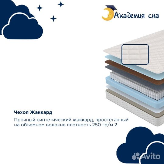 Матрас Академия сна SON-ON Base Flat 80x200