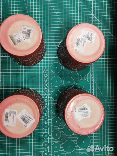 Кашпо для цветов керамическое, 4 штуки