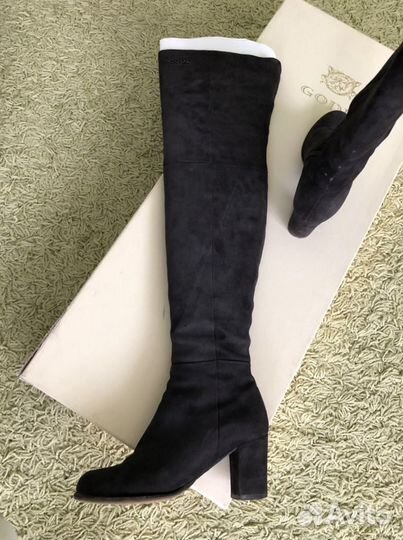 Зимние сапоги ботфорты