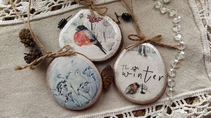 Новогодние игрушки ручной работы