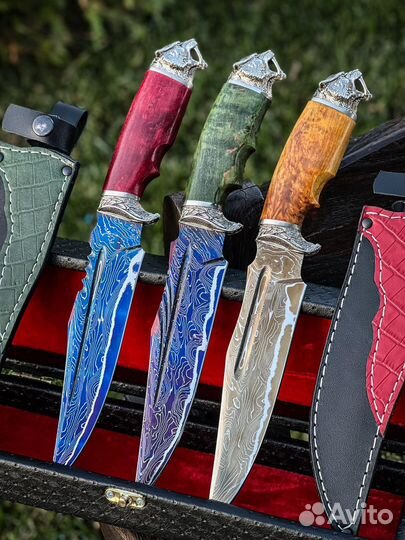 Нож из дамасской стали