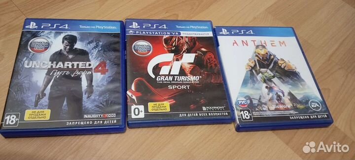 Sony PS4 плюс 3 игры