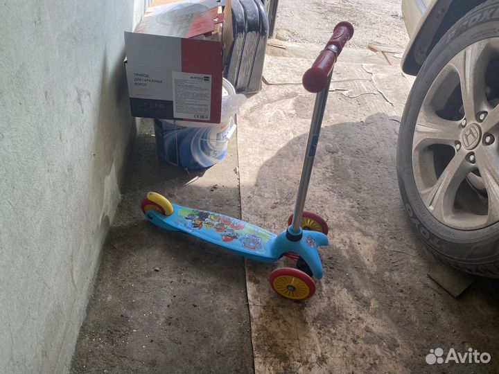 Самокат детский трехколесный бу