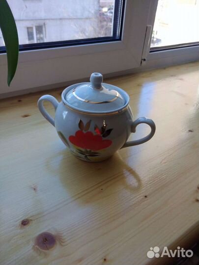 Сахарница полонский фарфор