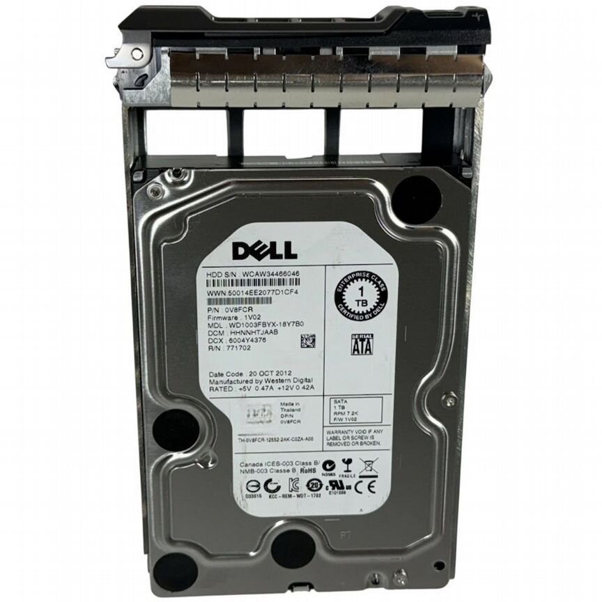 [YR660] Жесткий Диск Dell 1tb Sata2 3,5" Hdd Yr660