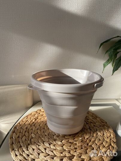 Ведро складное силиконовое