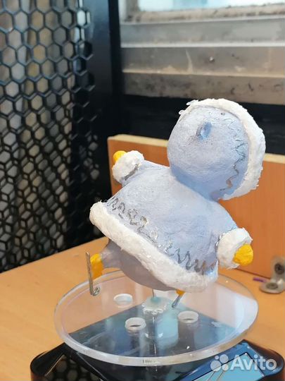 Ватные елочные игрушки