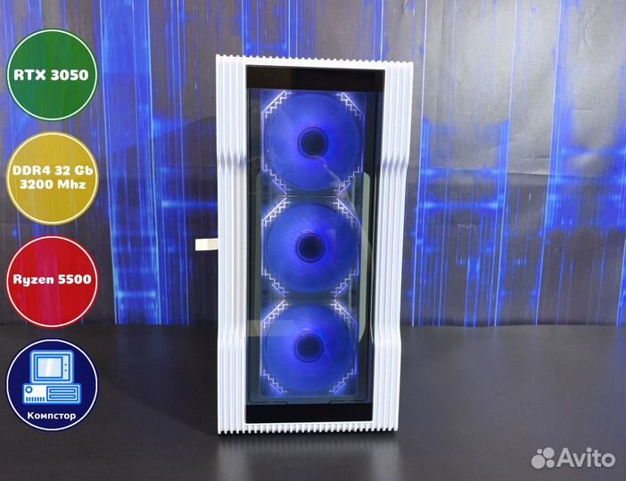 Игровая система AMD5500-RTX3050-32DDR4-PKH7016-A520