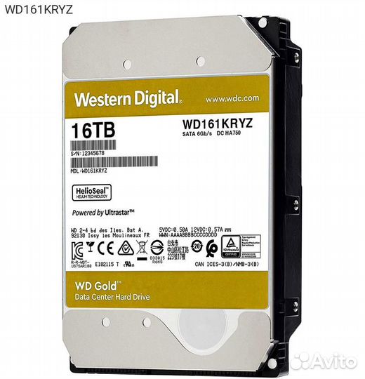 Диск HDD WD Gold SATA III (6Gb/s) 3.5