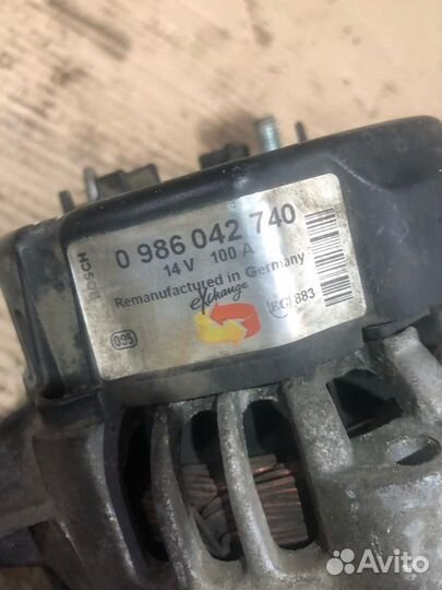 Генератор Opel Vectra C Astra G Meriva Astra H