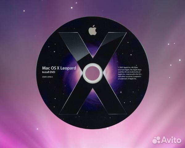 Диск Mac OS X 10.5 Leopard
