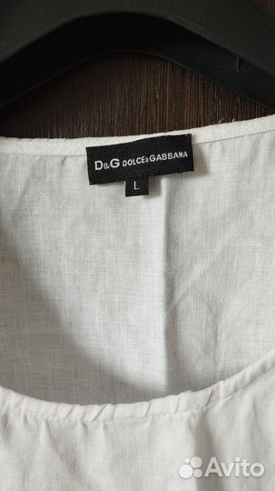 Платье сарафан лён D&G Италия