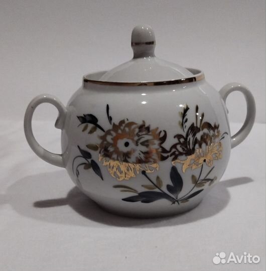 Чайный сервиз СССР Барановка и лфз жемчужный