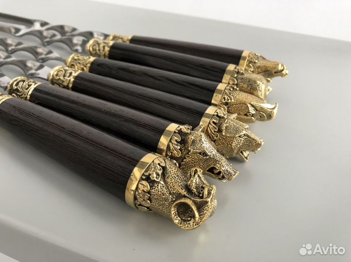 Шампура подарочные литые ручная работа