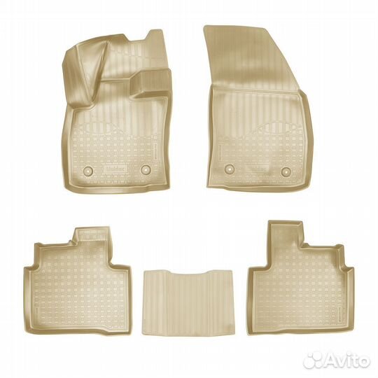Ковры Geely Tugela 3D 2020 бежевый