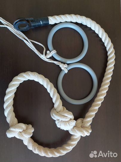 Турник, канат, перчатки, стенка