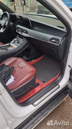 Коврики из экокожи. Пошив