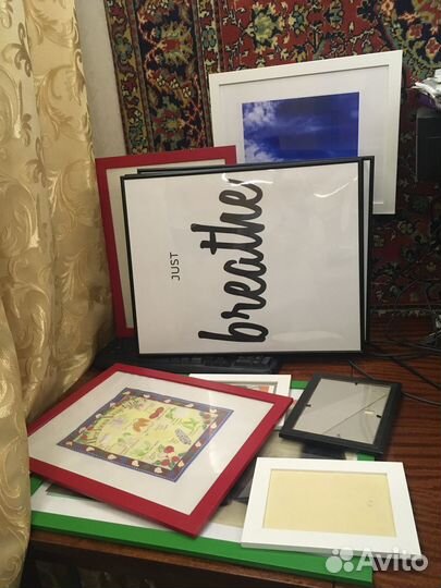 Рамки для фото б/у использованные подержанные
