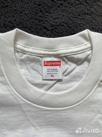 Футболка Supreme Backwards White оригинал