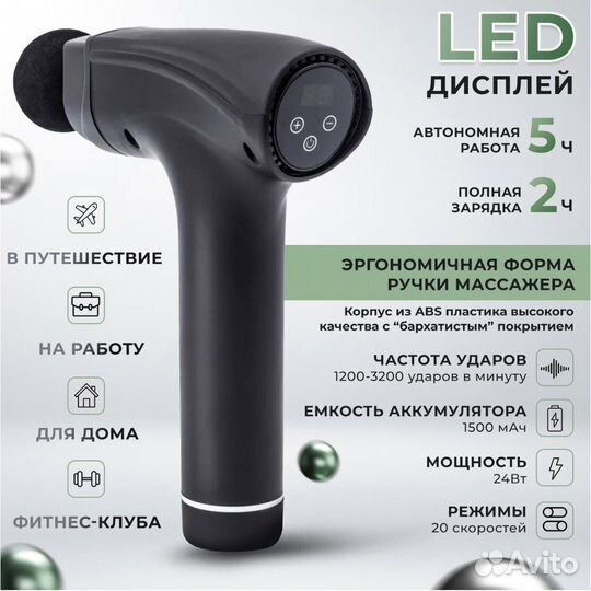 Перкуссионный массажер