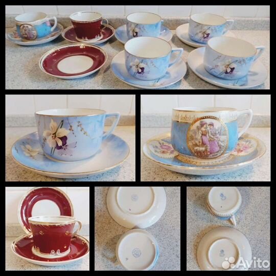 Чайные сервизы СССР. Дулево, лфз, зик, Польша