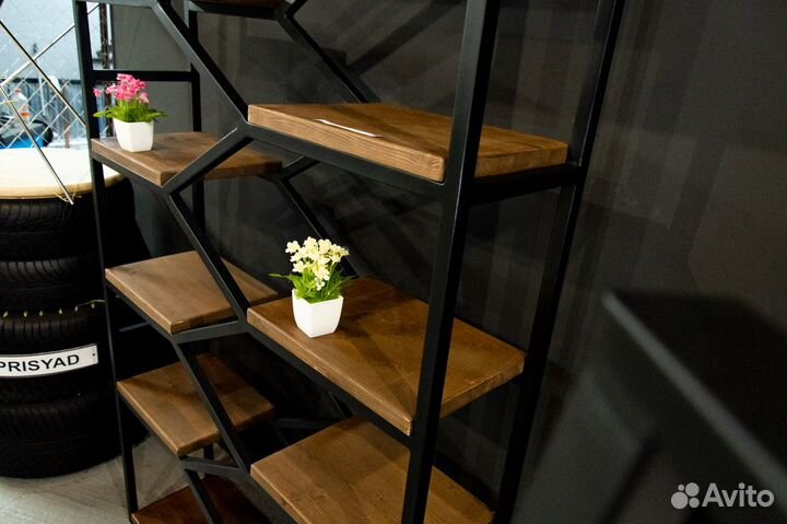 Стеллаж лофт 2030х1200x300