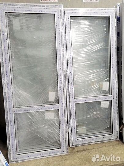 Двери алюминиевые 80х200