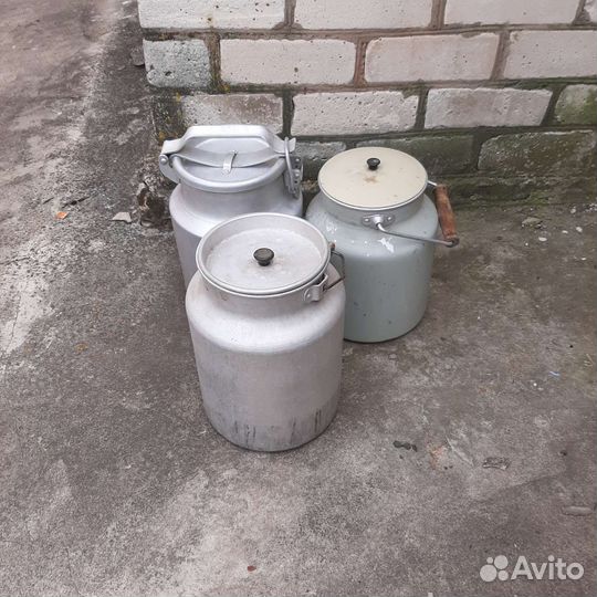 Бидоны бидончики алюминевые СССР