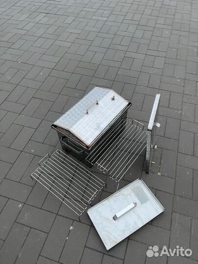 Коптильня горячего копчения из нержавейки