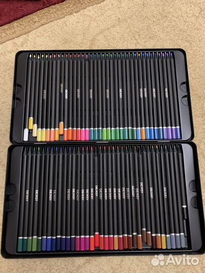 Набор цветных карандашей 72 цвета в метал. упак
