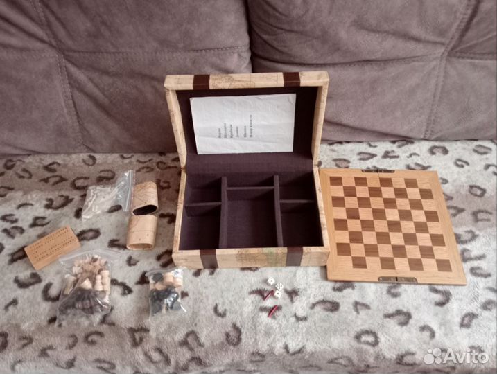 Набор 6 в 1, настольные игры