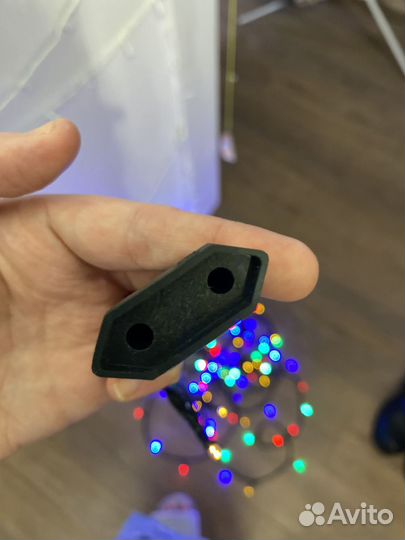 Гирлянда 10 метров в темной оплетке