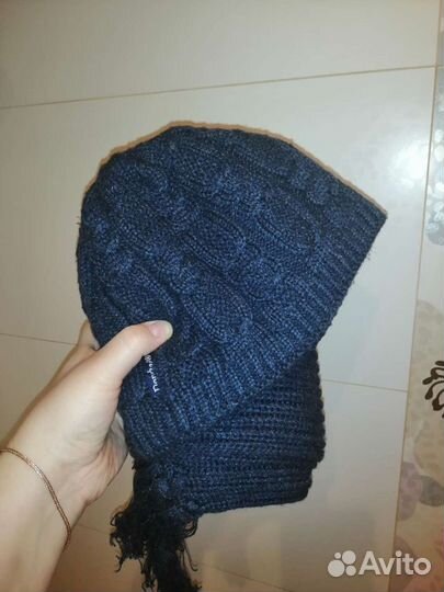 Шапка и шарф набор