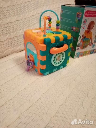 Развивающие игрушки, куб логический