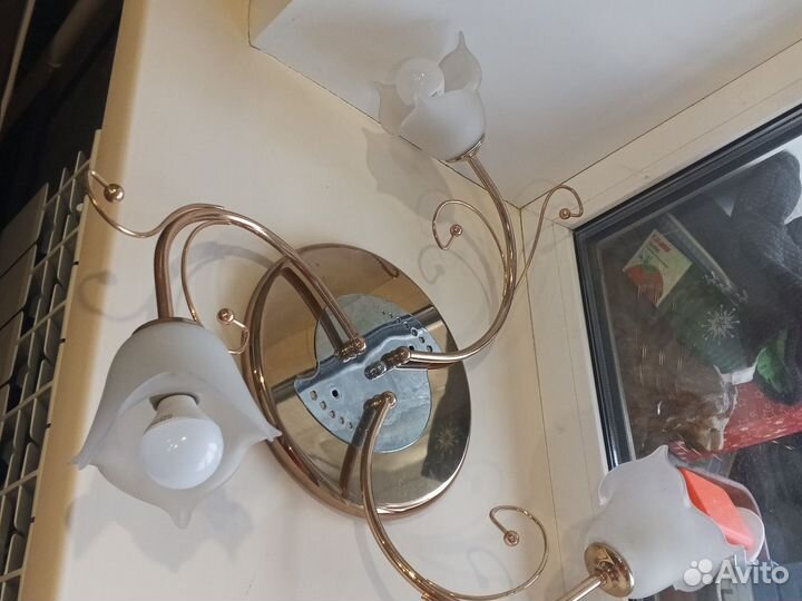 Люстра потолочная бу