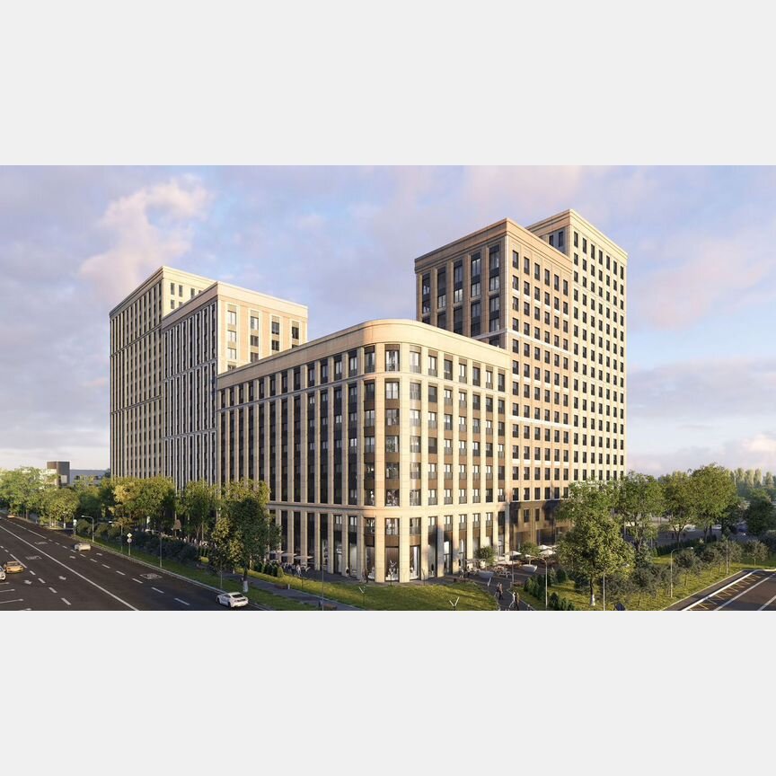 2-к. квартира, 71,6 м², 2/17 эт.