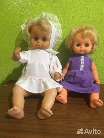 Куклы гдр СССР большие 56 см и 43 см