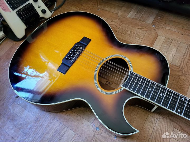 1989 Washburn EA 40 - 12 Sunburst Япония Двенашка