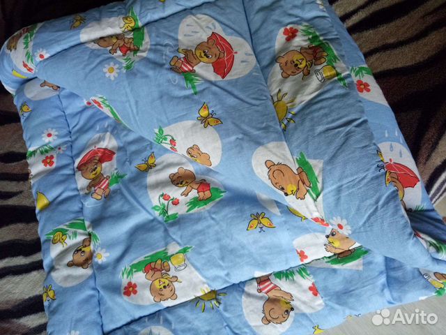 Одеяло для новорожденных теплое + подушка