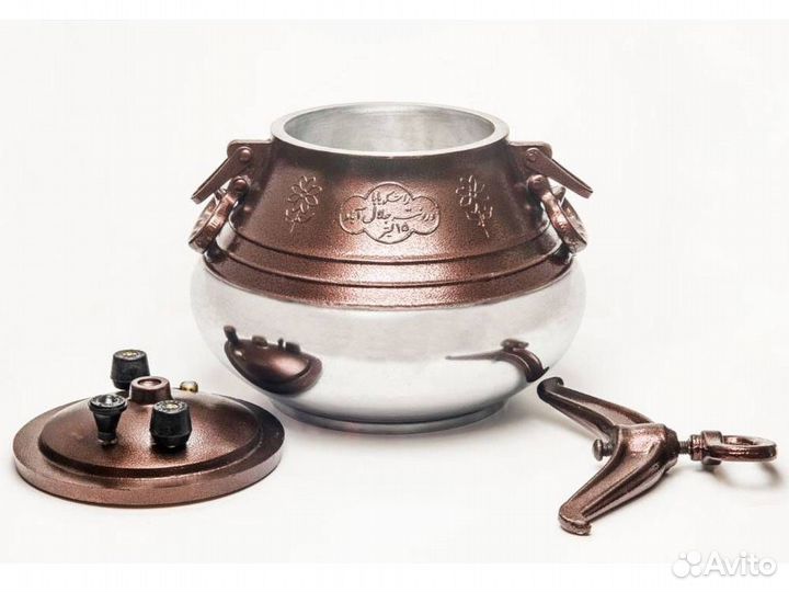 Афганский казан - скороварка черный и двухцветный