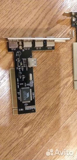 PCI контроллеры 4+1 USB