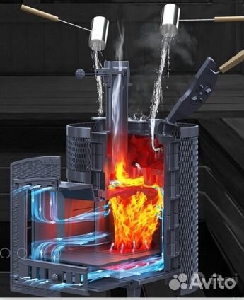 Печь чугунная Искандер зк 18 (M) Ураган