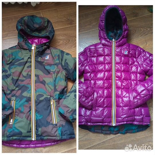 Двусторонняя куртка для девочки