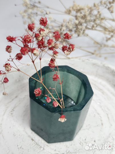 Подсвечник из эпоксидной смолы