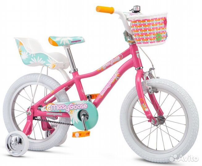 Прогулочный велосипед Mongoose 16 missygoose