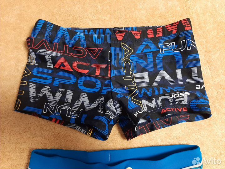 Плавки для мальчика 4-6 лет две штуки