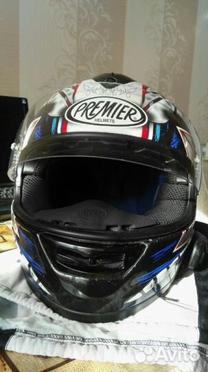 Шлем Premier Dragon Bayliss XL(59-61) с блютус гар