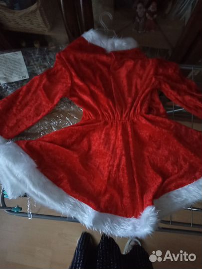 Костюм снегурочки детский 104