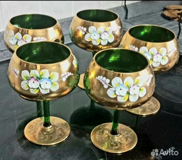 Фужеры Богемское стекло