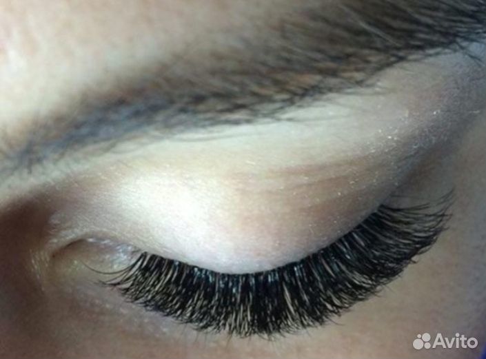 Наращивание ресниц, ламинирование+ботокс